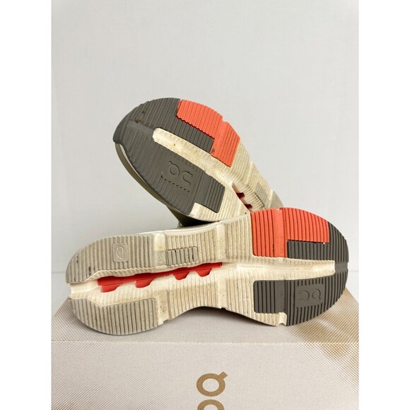 -1321 On Cloudnova Form 2, Chalk/Salmon, Womens Running Shoes-US 9 Womens - Picture 4 of 5